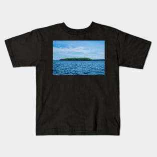 Summer day at Rice lake Kids T-Shirt